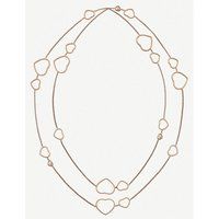 Happy Hearts 18ct rose-gold and diamond necklace | Selfridges