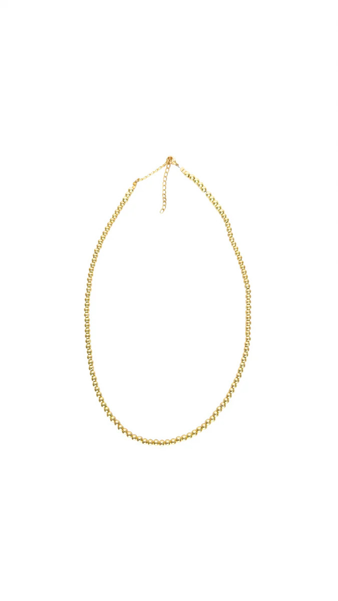 The Goldie Necklace- 4MM | Cocos Beads and Co