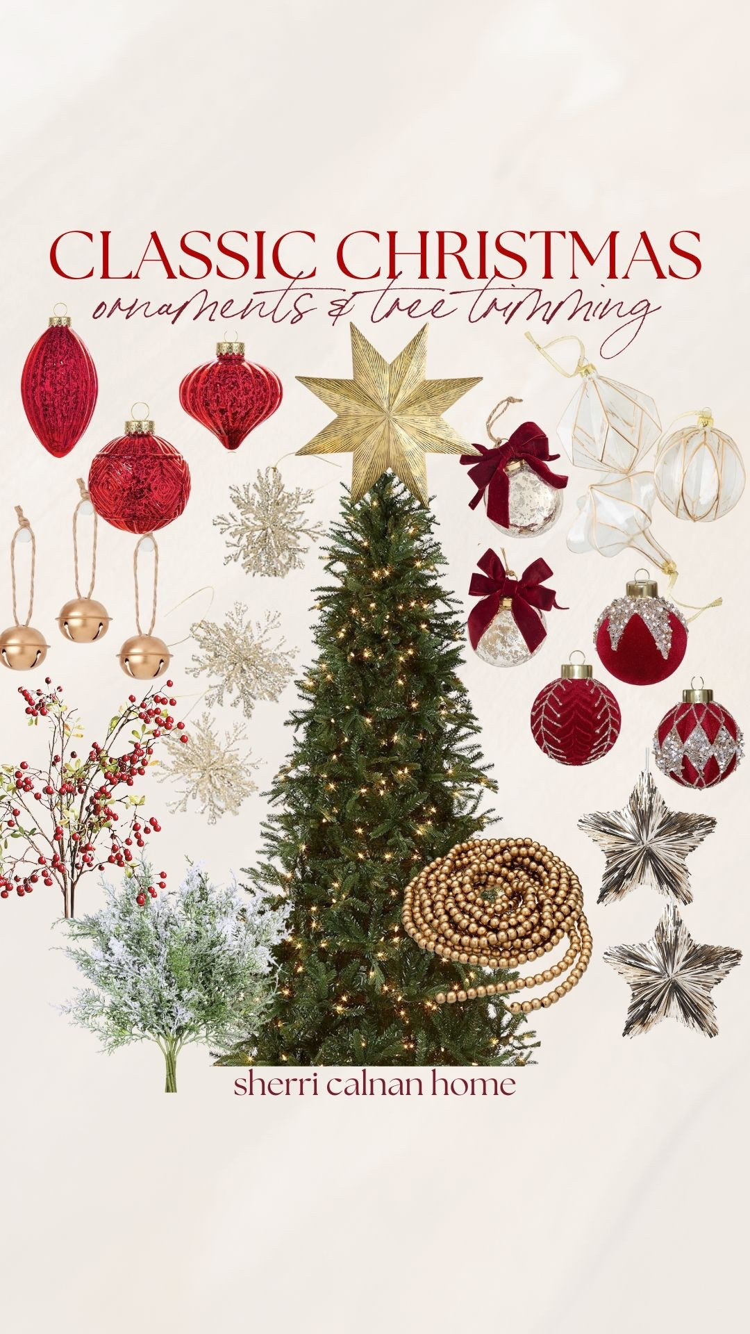 Classic Christmas ornaments and tree trimming classic Christmas nostalgic tree decor holiday ornaments sherricalnanhome

#LTKHoliday #LTKSeasonal #LTKHome