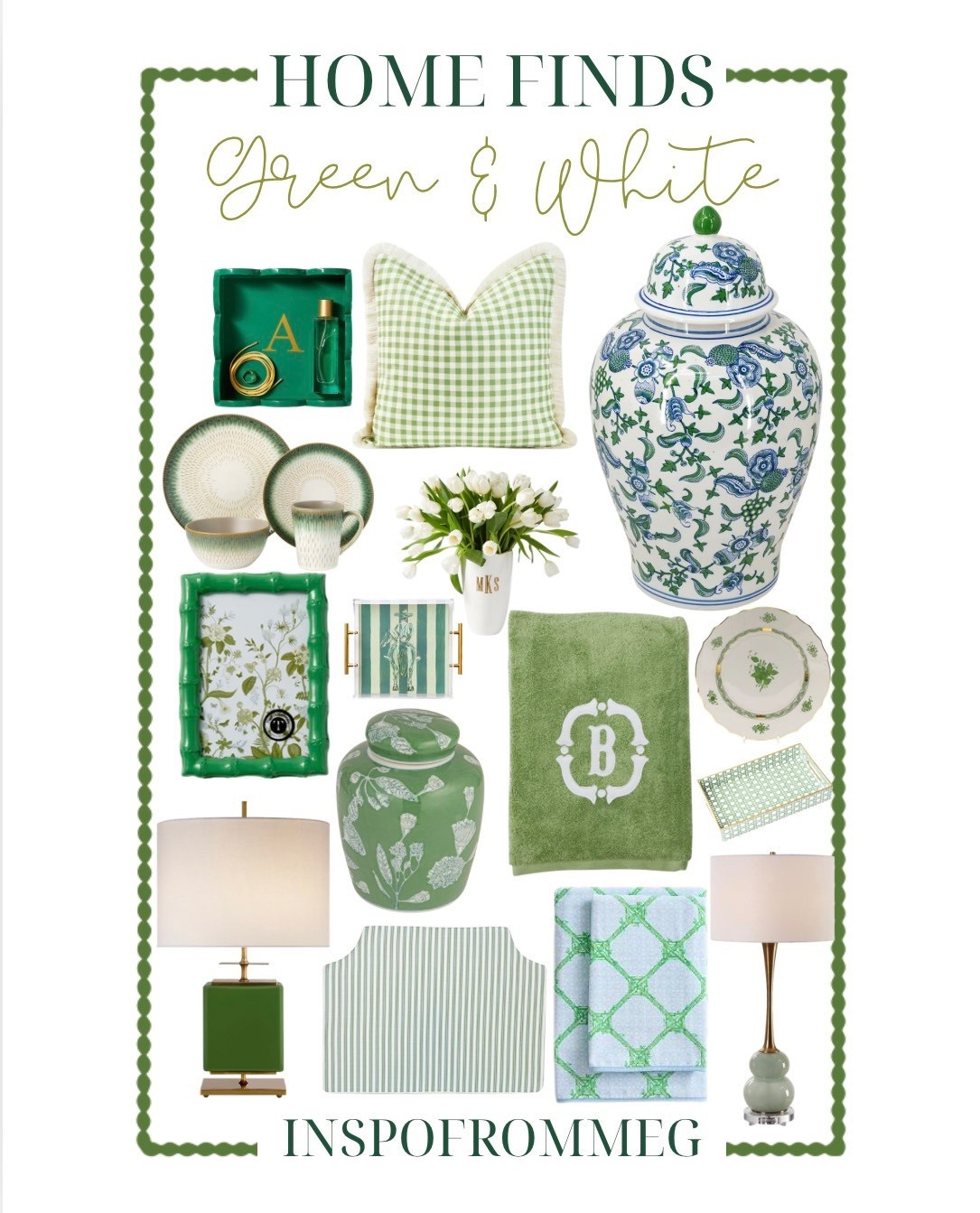 Green & White home decor!

#LTKU #LTKHome #LTKCyberWeek