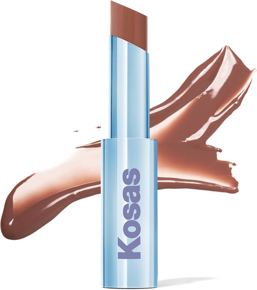 Kosas Wet Stick Moisturizing Shiny Sheer Lipstick \u2013 Hydrating Vegan Lipstick with Ceramides,... | Amazon (US)