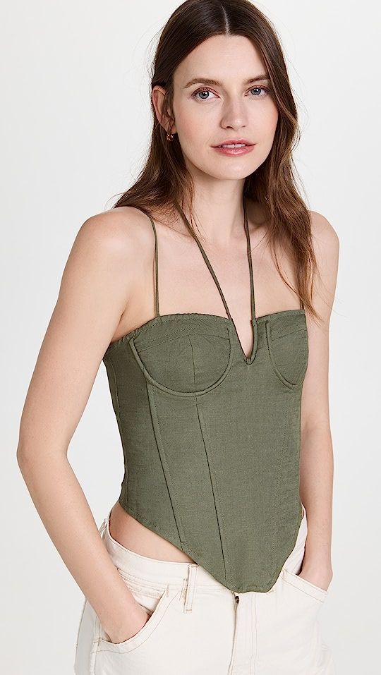 Del Gato Corset Top | Shopbop