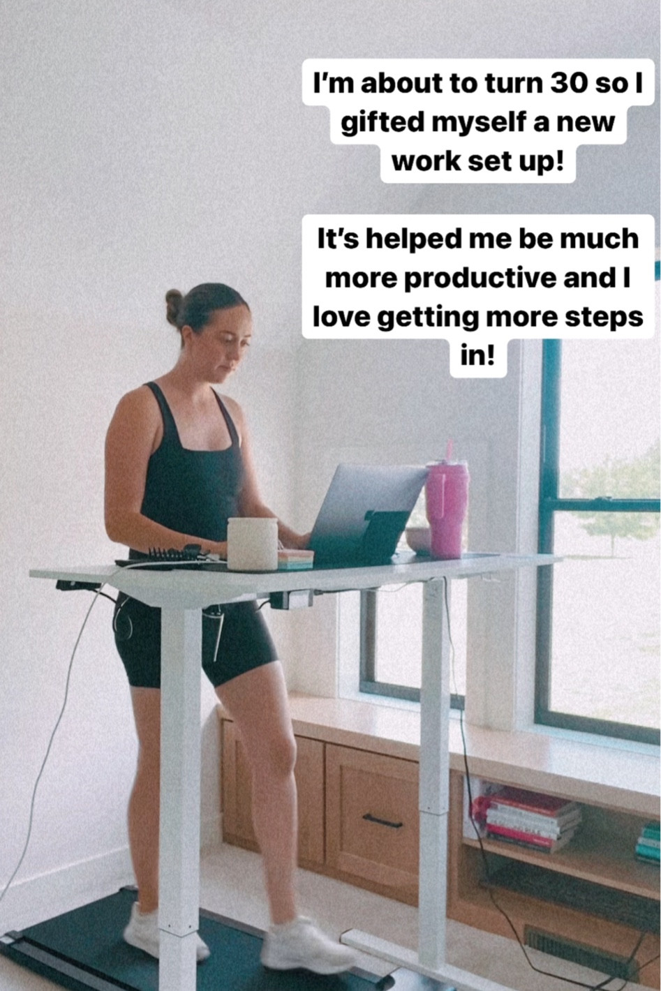 My new home office set up! #walkingpad #sittostanddesk 

#LTKhome