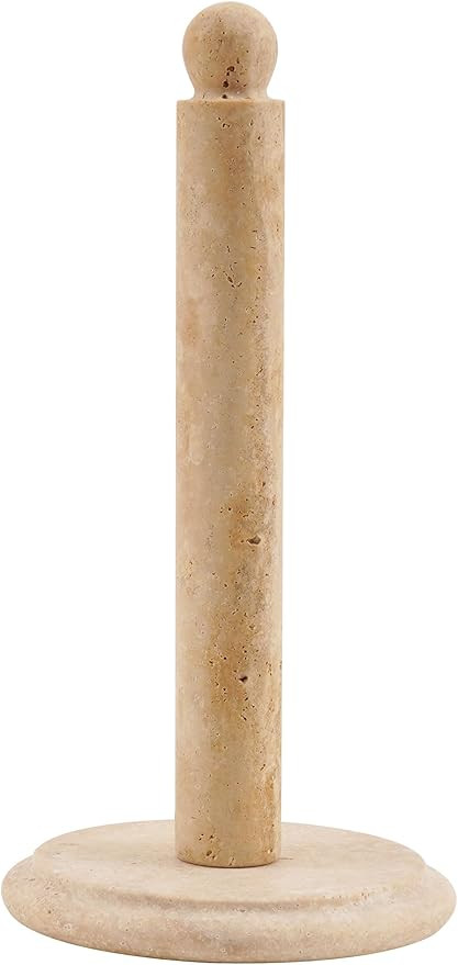 Travertine Paper Towel Holder 12.5 Inch Stone Paper Towels Organizer for Kitchen Countertop Stora... | Amazon (US)