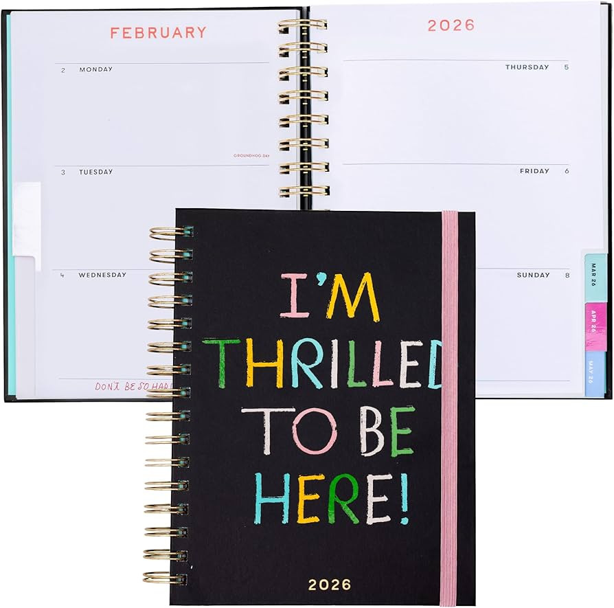 ban.do 12-Month Medium Daily and Weekly Planner Dated January 2026 - December 2026, Hard Cover Se... | Amazon (US)