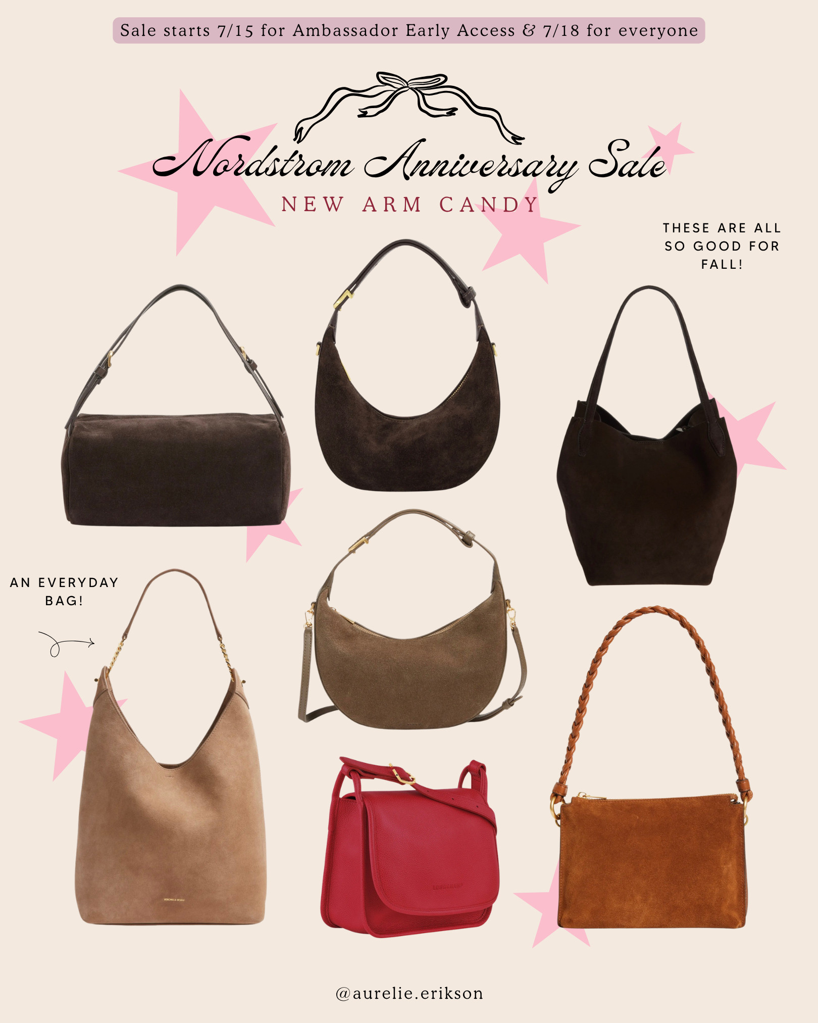 The Nordstrom Anniversary Sale is here, and these are the finds worth adding to cart. ✨ From wardrobe staples to cozy favorites, I'm sharing my top picks before they sell out! 🛍️🤍 #NSale #NordstromAnniversarySale #LTKStyle #FallFinds #WardrobeEssentials #Handbags 

 #LTKSaleAlert