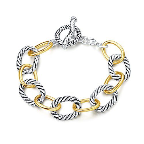 UNY Bracelet Designer Brand Inspired Antique Women Jewelry Cable Wire Vintage Valentine Christmas Gi | Amazon (US)