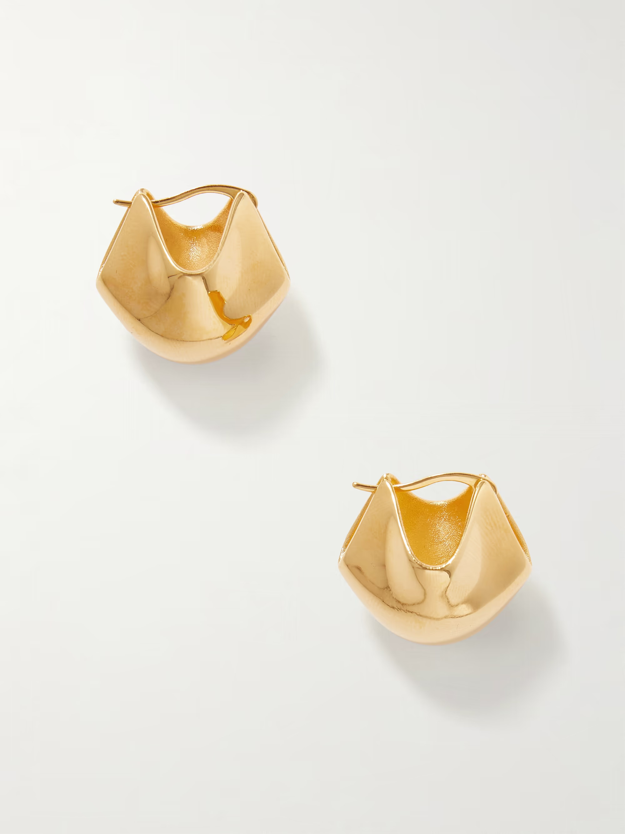 Lotus small gold-plated earrings | NET-A-PORTER (UK & EU)