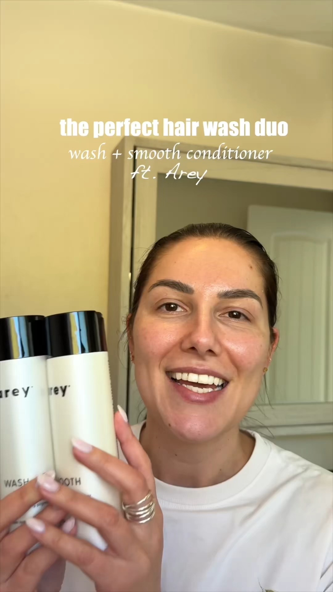 i mean the before & after speaks for itself. i’ve been a fan of Arey since day 1 #AreyPartner

not only is my hair shinier, smoother, and hydrated, it focuses on targeting root causes of graying greying, specifically by fighting oxidative stress from factors like UV rays or aging.

use my code ADA15 for 15% off your order! 
#hairtok #areyhaircare 

#LTKBeauty