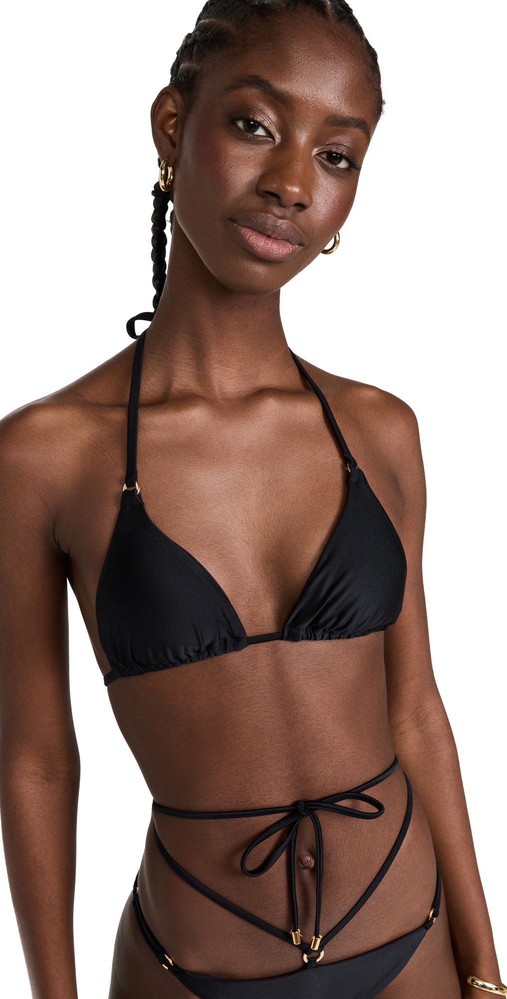 PQ Swim Detail Tri Bikini Top | Shopbop