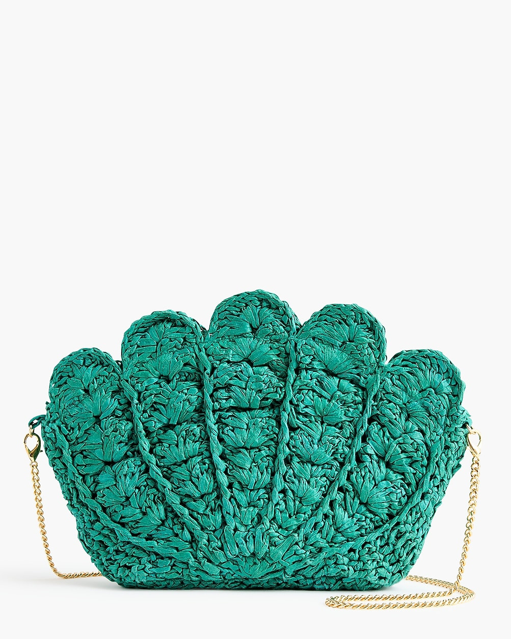 Woven shell clutch | J.Crew Factory
