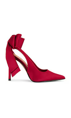 Steve Madden Teacup Pump in Red Satin from Revolve.com | Revolve Clothing (Global)