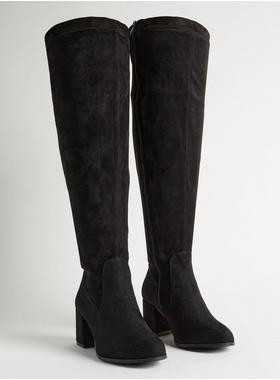 Block Heel Over The Knee Boot (WW) | Torrid (US & Canada)