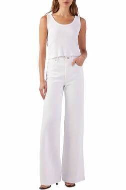 NEW AMO frida wide leg jeans in alabaster | Poshmark