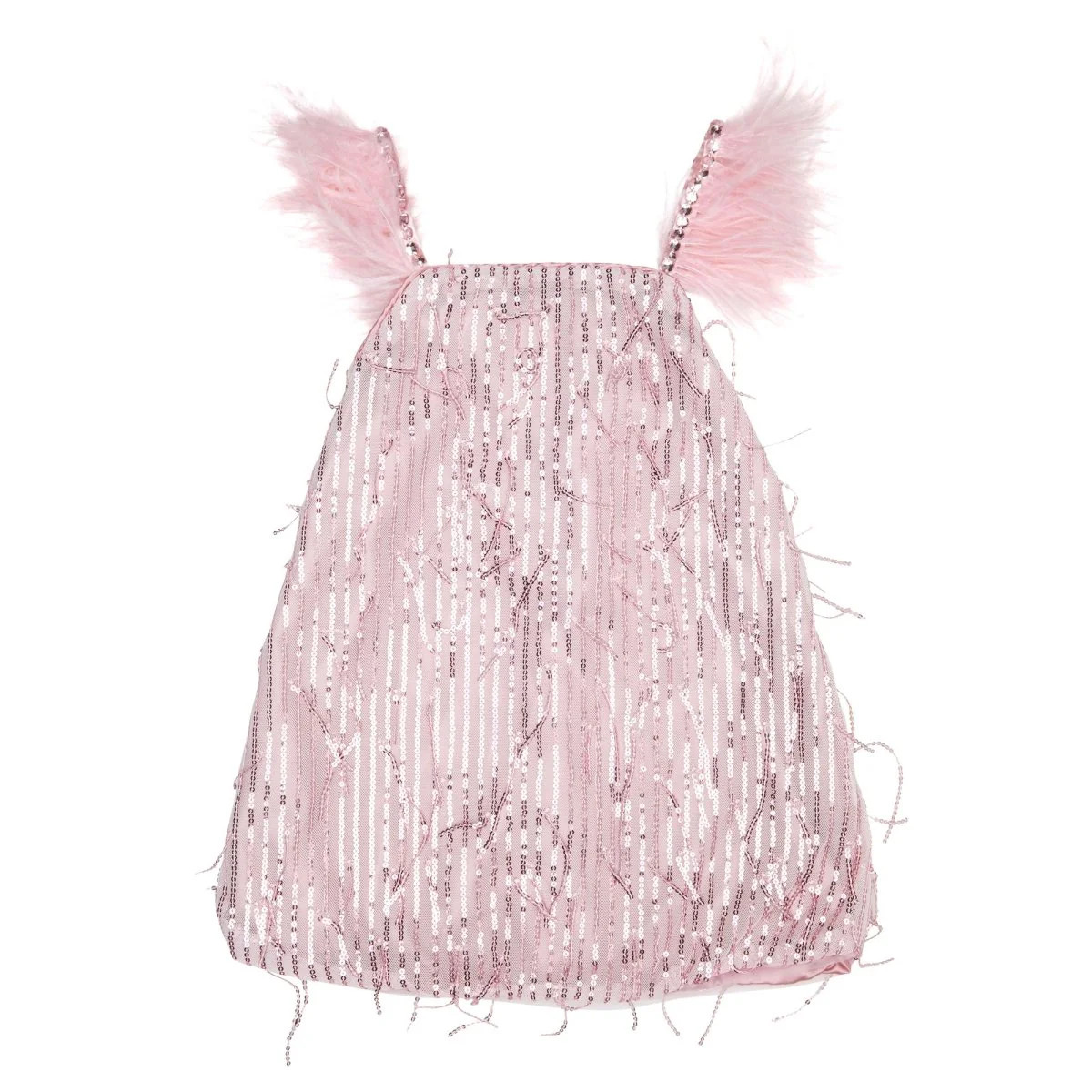 Mila
        
          Sequin
        
          Feather
        
          Dress | Mini Dreamers 