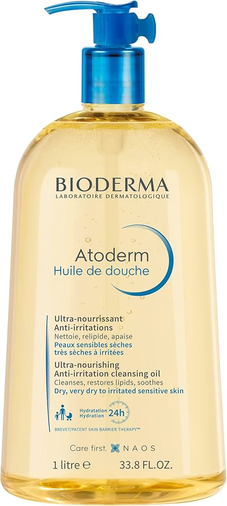 Bioderma - Atoderm - Cleansing Oil - Face and Body Cleansing Oil - Soothes Discomfort - Cleansing... | Amazon (US)