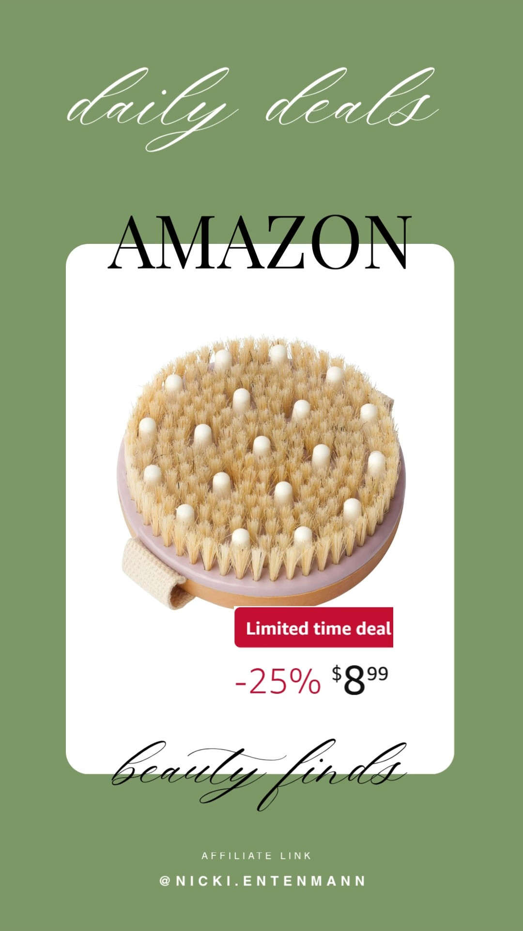 This body brush for lymphatic drainage brings cheerful energy and effortless refresh to everyday routines with wellness flair. #BodyBrush #LymphaticDrainage #WellnessTools #SelfCareEssentials #DailyRoutine #HealthyLiving #SkinCareTools #LifestyleWellness #DetoxSupport #HomeSpa 🪥💆‍♀️✨
 

 #LTKselfcare #LTKHome #LTKBeauty