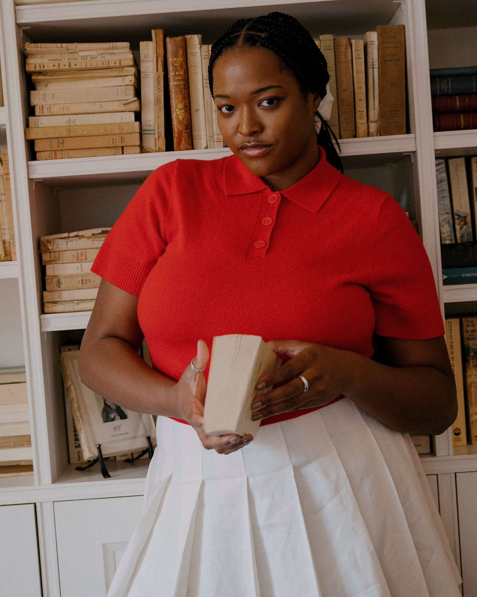 Cashmere cropped sweater-polo | J. Crew US