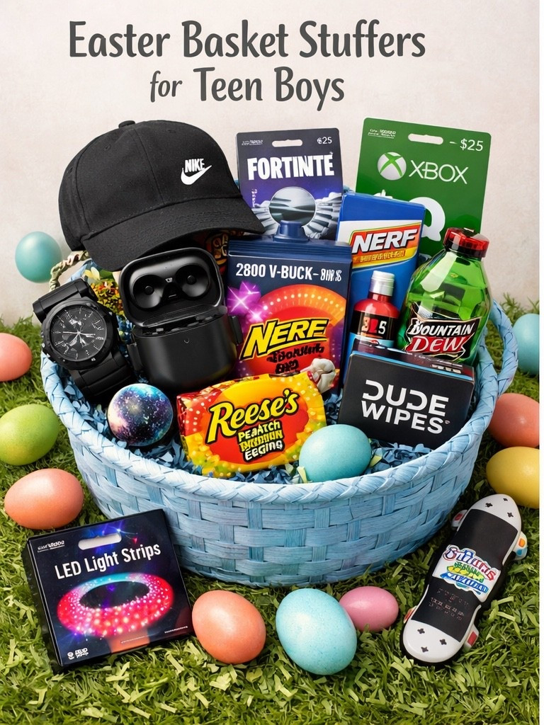 Stop guessing what teen boys actually want in their Easter baskets—these are the items they’ll use!
If you’re building an Easter basket for a teenage boy, skip the filler and go for practical, trending picks like tech accessories, gaming gift cards, and everyday essentials he’ll reach for daily. These ideas are easy, affordable, and feel cool enough to actually impress a teen.
Perfect for last-minute Easter basket ideas that don’t feel childish but still keep the holiday fun.
#easterbasketideas #teenboygifts #easterideas #giftideasforteens #easterbasketstuffers #teenboyeaster #momlifeideas #ltkfinds #amazonfinds #giftguide

#LTKKids #LTKmomlife #LTKSeasonal