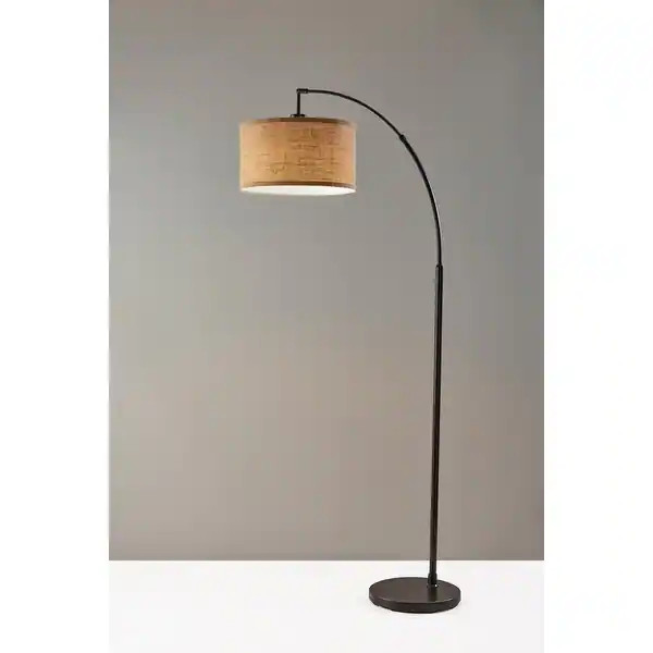 Carson Carrington Ylserod Antique Bronze Arc Floor Lamp | Bed Bath & Beyond