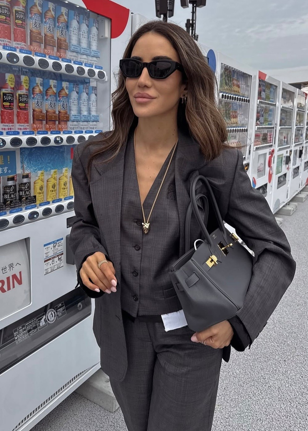 Osaka day trip and the perfect grey Miu Miu three-piece suit✨

#LTKSeasonal #LTKStyleTip
