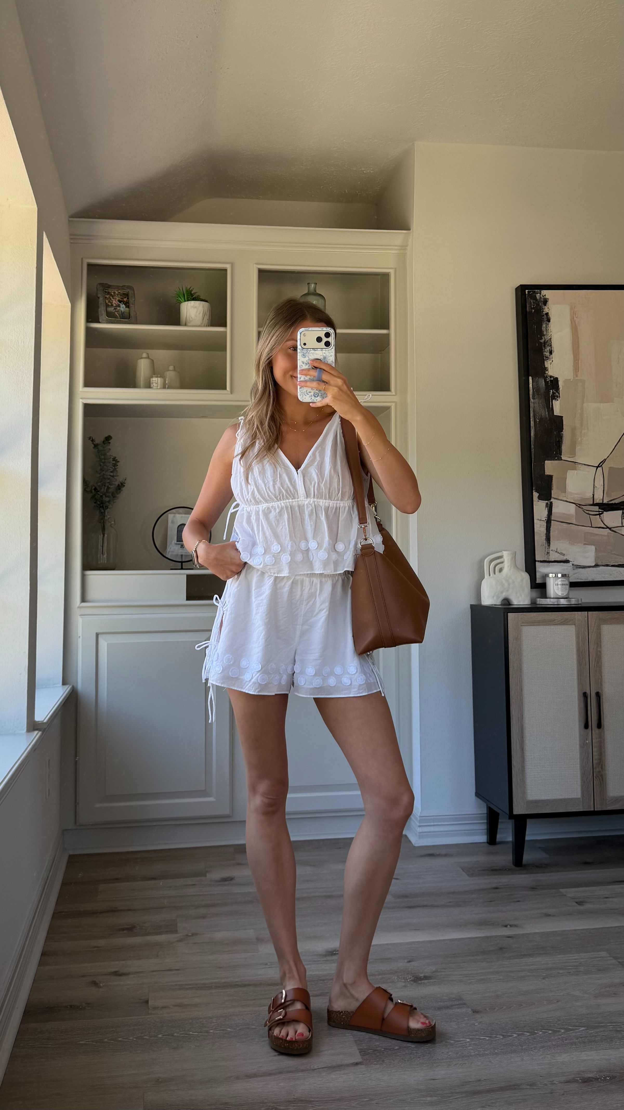 Cute summer matching set | xs shorts, s tie top 

 