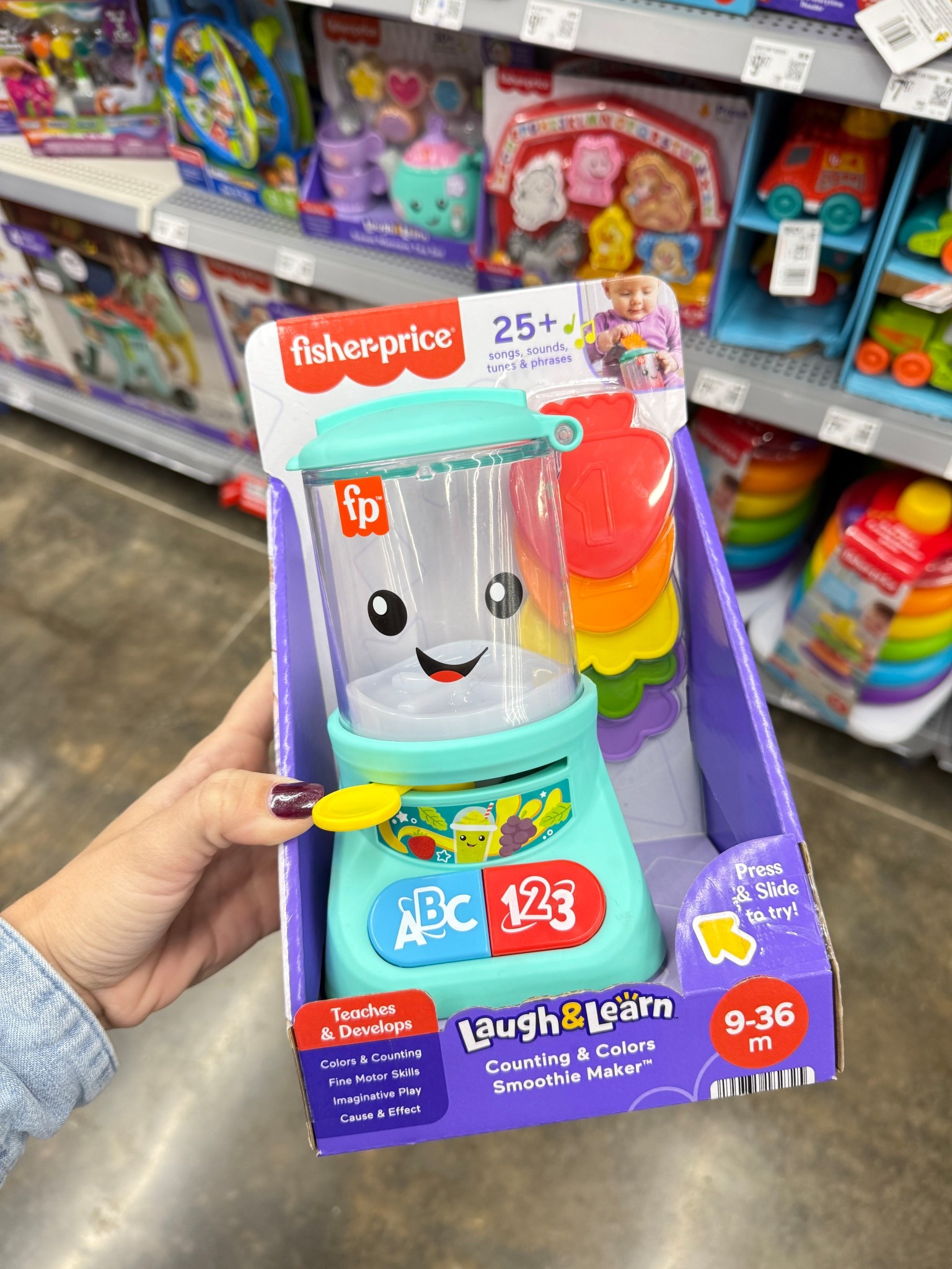 Fisher-Price Laugh & Learn Counting & Colors Smoothie Maker Musical Toy Blender for Infants

#LTKGiftGuide #LTKKids #LTKHoliday