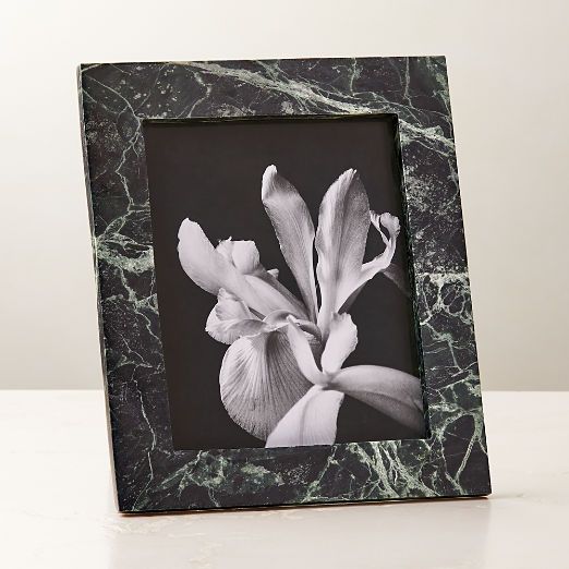 Ollara Green Marble Picture Frame 5''x7'' + Reviews | CB2 | CB2