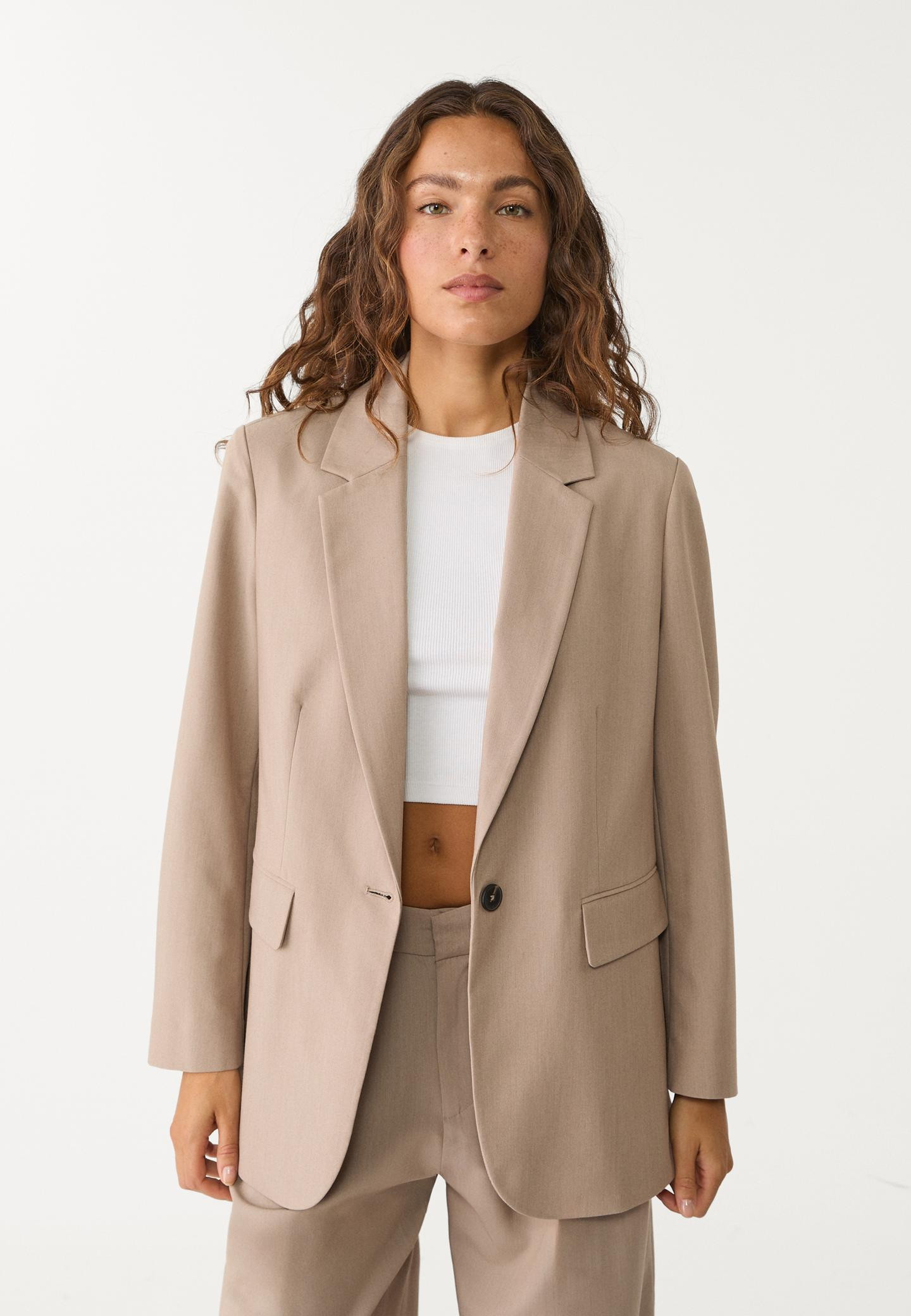Regular fit blazer | Stradivarius (UK)