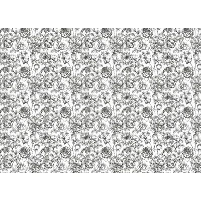 Black And White Floral Wallpaper | Wayfair North America