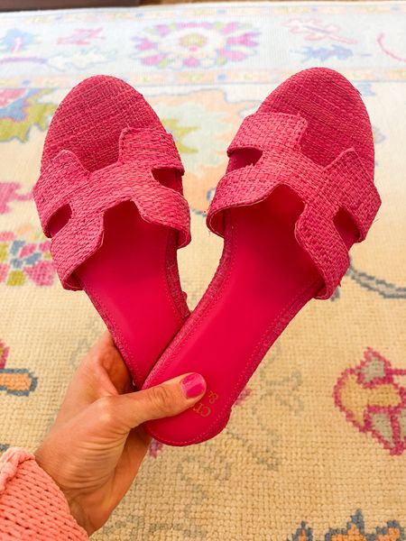 Summer raffia sandal 🩴. 1/2 off! So good you need both! TTS. 

#LTKShoeCrush #LTKSaleAlert
