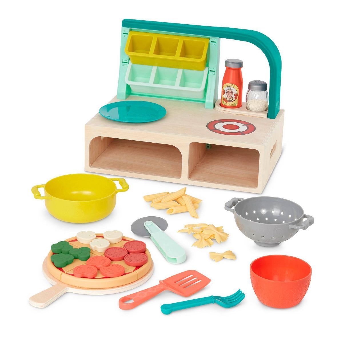 B. toys Play Food Set - Mini Chef - Pizza-n-Pasta Playset | Target