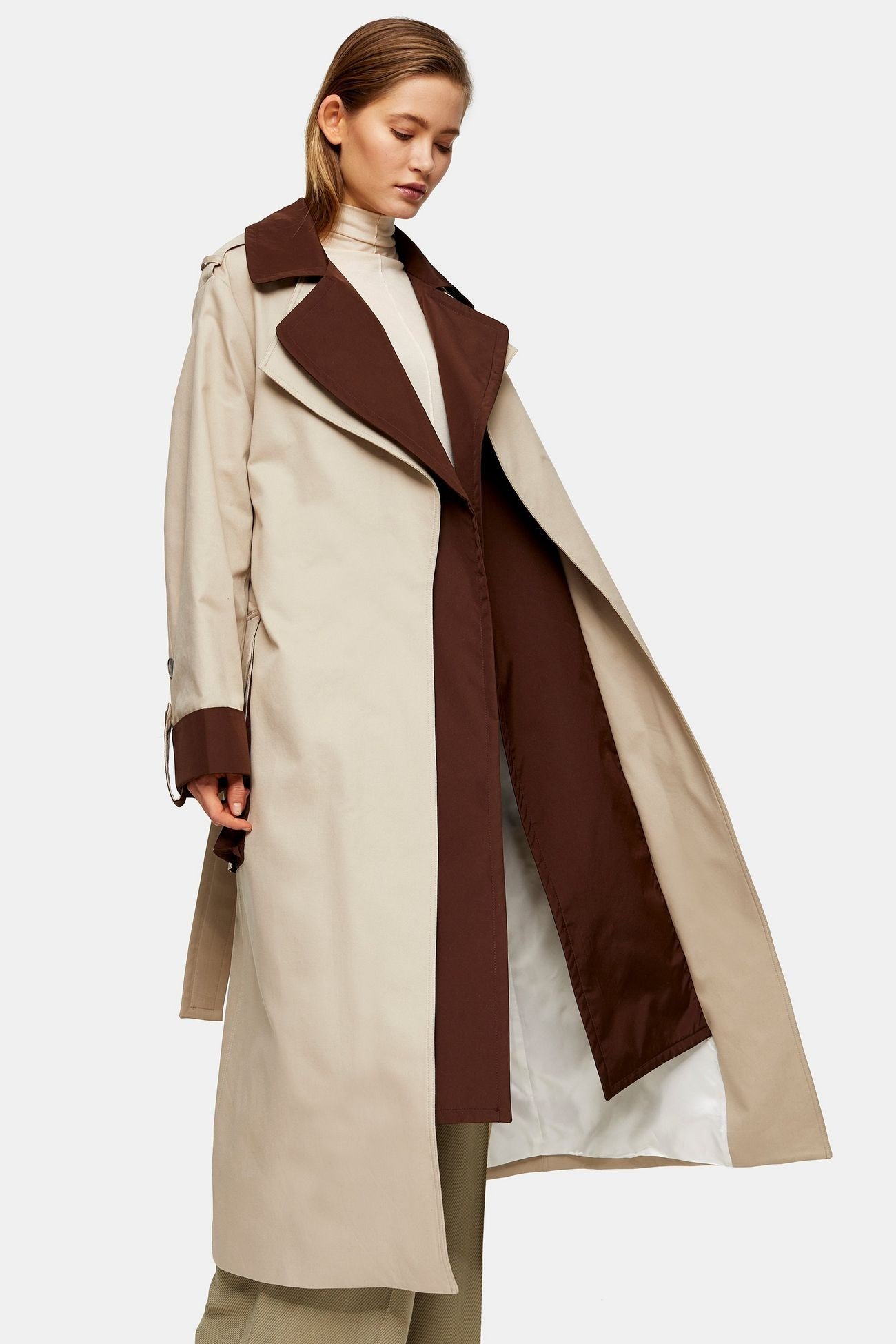 **Double Layer Trench by Topshop Boutique | Topshop UK