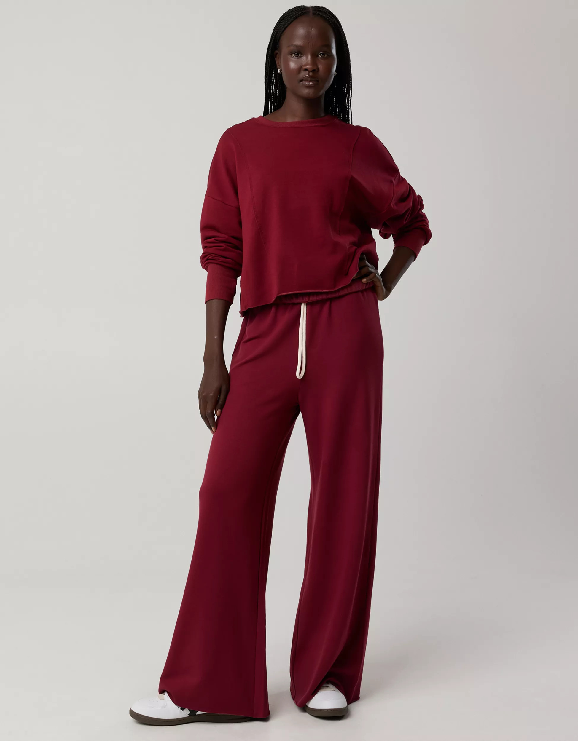 OFFLINE By Aerie OTT Fleece Super Wide Leg Pant | Aerie