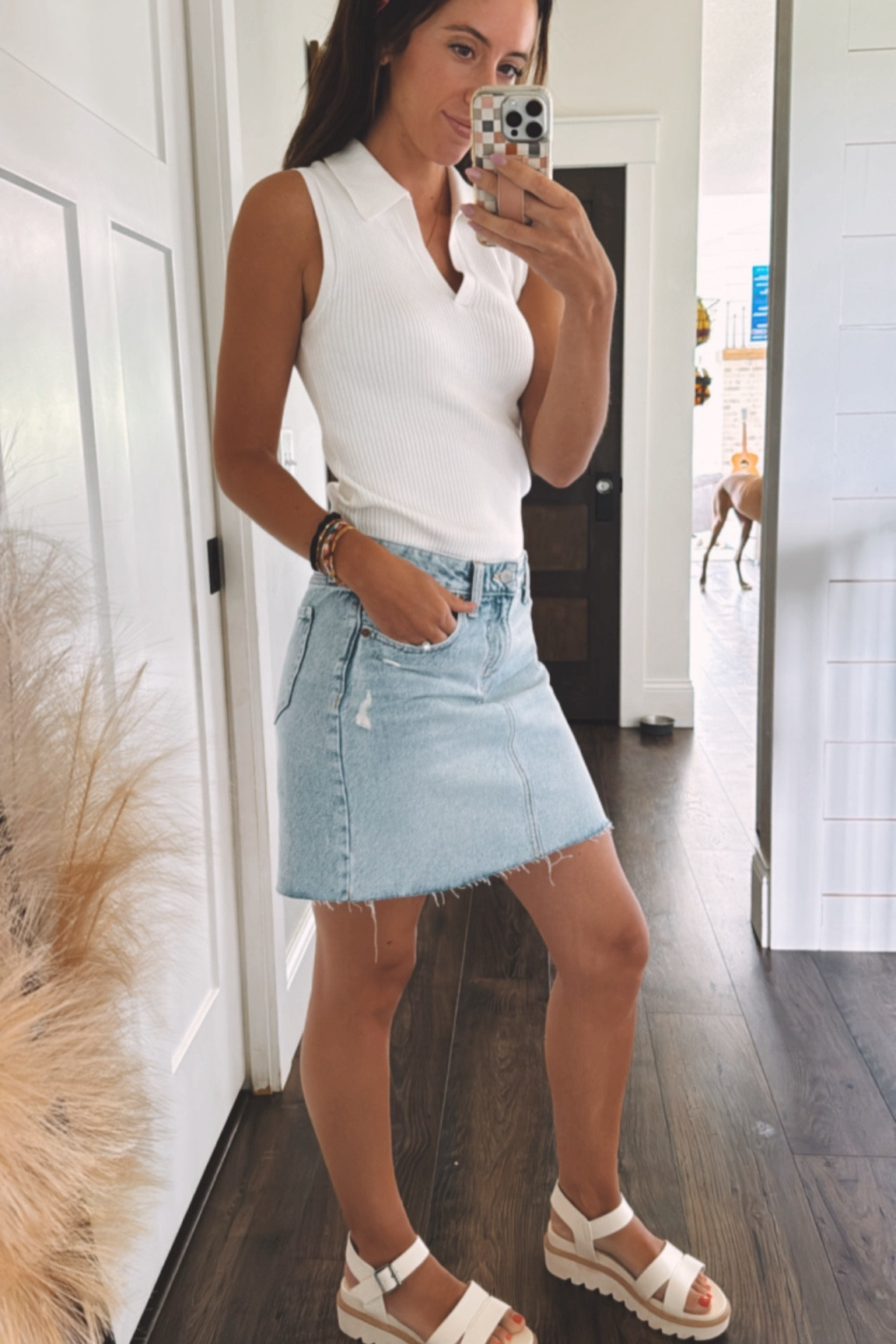 Cute + simple summer outfit 🍓

#LTKSeasonal #LTKStyleTip #LTKFindsUnder50