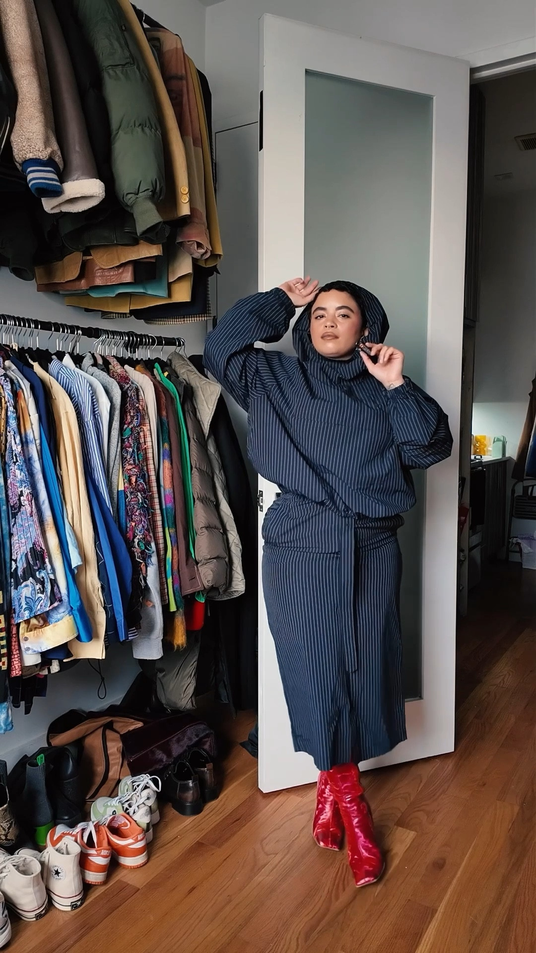 This set from @uniqlo is perfect! I’m 5’0 wearing a size 12 (skirt) Large (pullover)

#LTKWatchNow #LTKPetite #LTKStyleTip