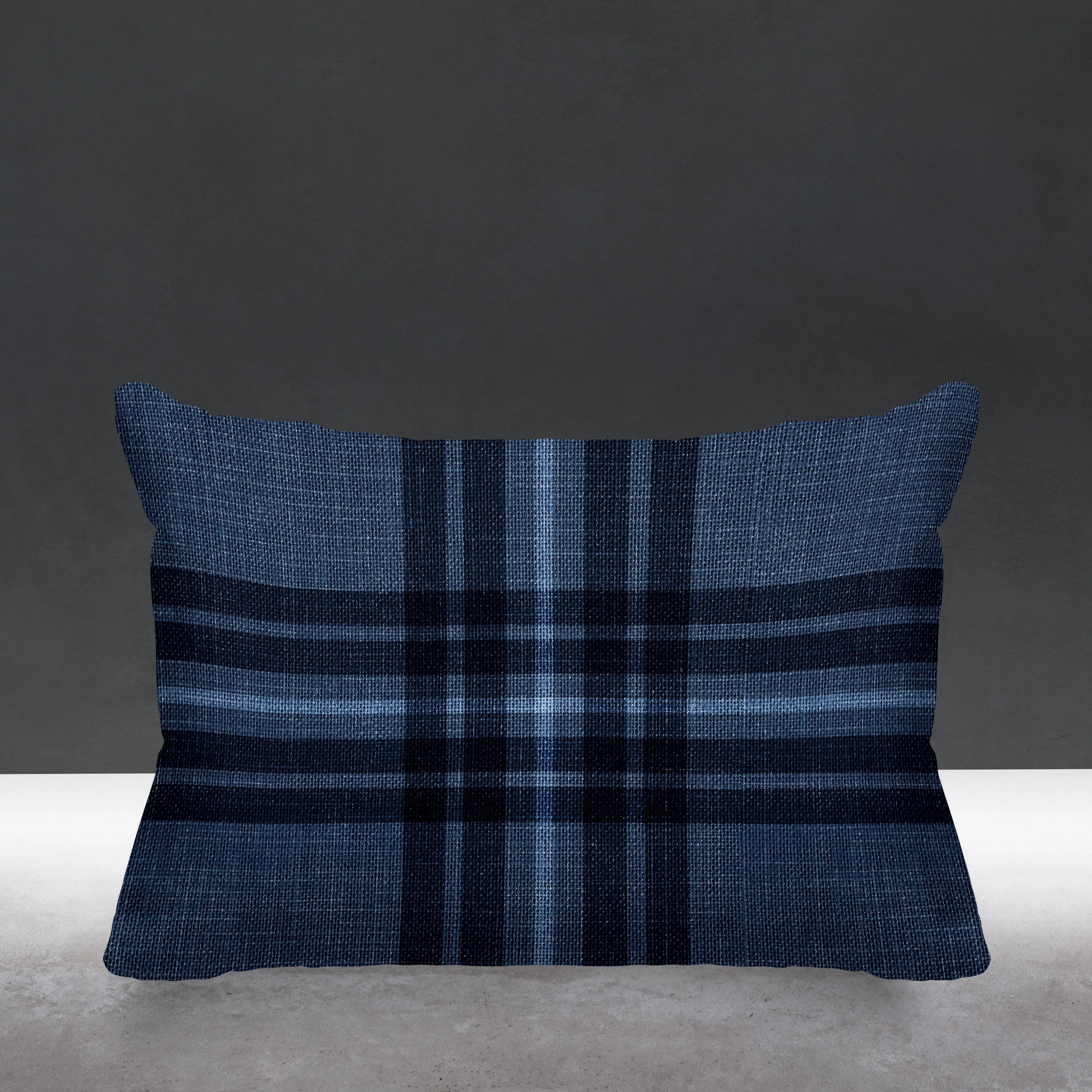 Plaid Indoor/Outdoor Reversible Throw Pillow | Wayfair North America