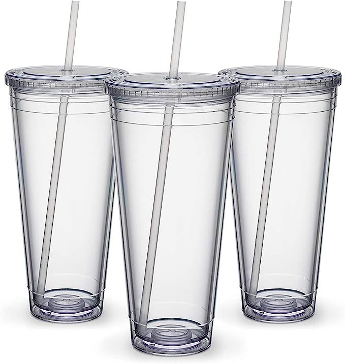 Maars Insulated Travel Tumblers 32 oz. | Double Wall Acrylic | 3 Pack | Amazon (US)