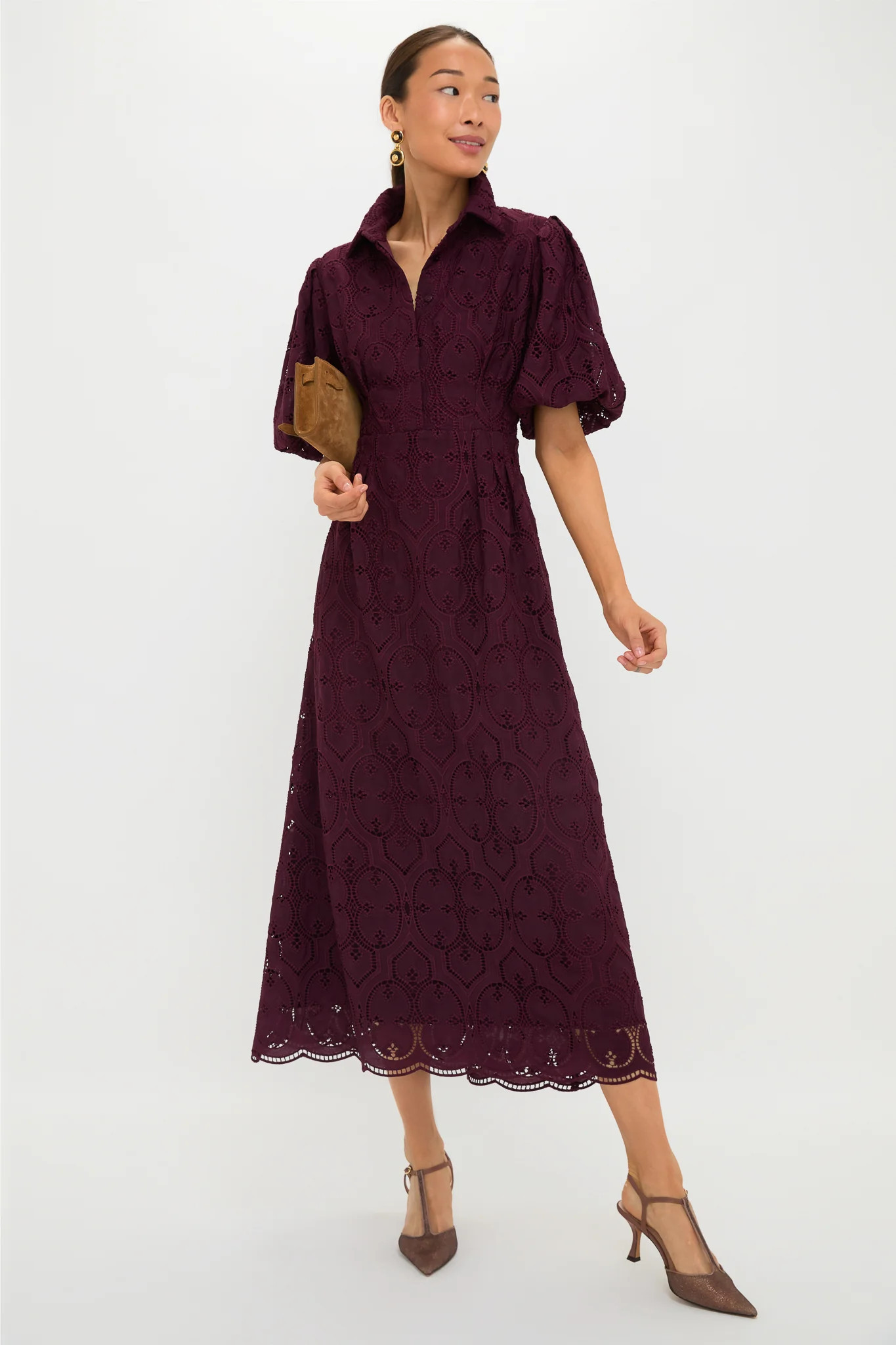 Winetasting Eyelet Delaney Dress | Tuckernuck (US)