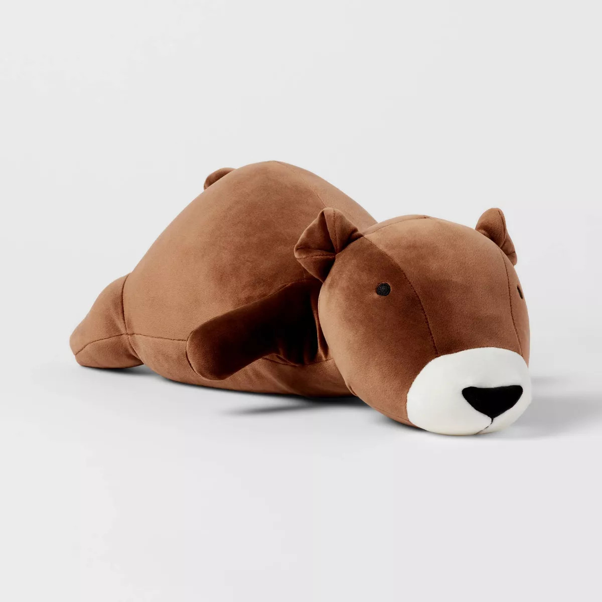 Bear Weighted Plush Kids' Throw Pillow Brown - Pillowfort™ | Target