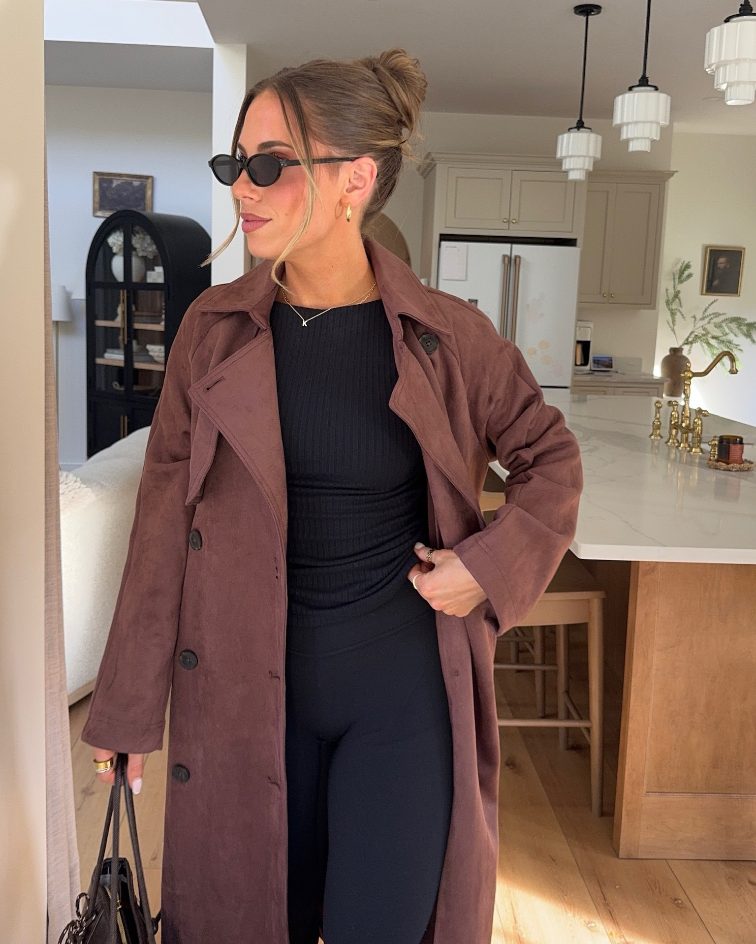 PERFECT for running all the holiday errands 

wearing XS!! 

holiday shopping outfit 
Casual outfit 
Long jacket 

#LTKHoliday #LTKSeasonal #LTKootd