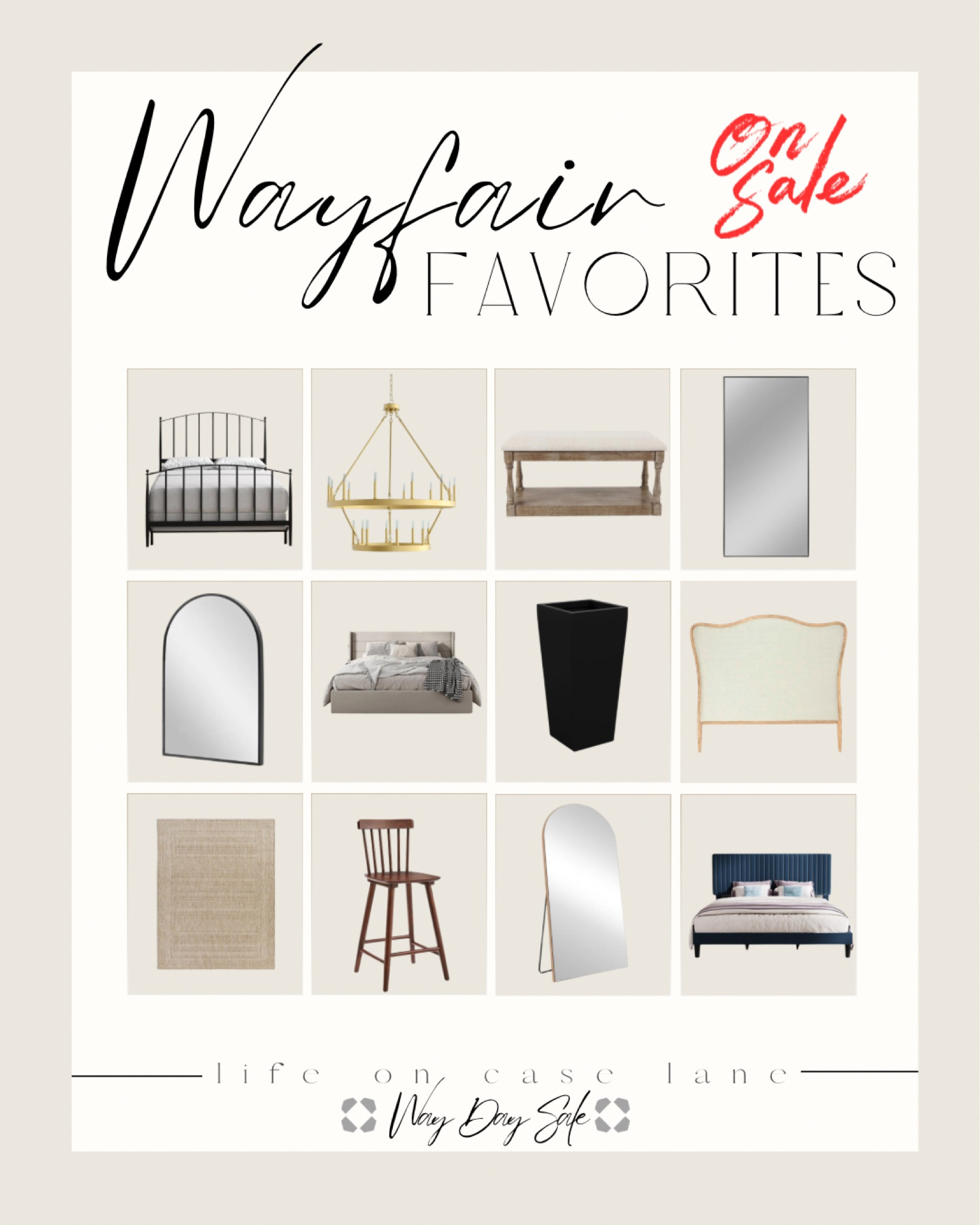 HAPPENING NOW! Get excited because WAY DAY is back and @wayfair  is offering up to 80% off & free shipping for three days only!

#wayday #LTKxWayDay #ad #wayfair #wayfairpartner 

Bed, bench, mirror, arched mirror, planter, counter stool, rug, modern furniture, transitional style, chandelier, dining room lighting, headboard 

#LTKhome #LTKsalealert