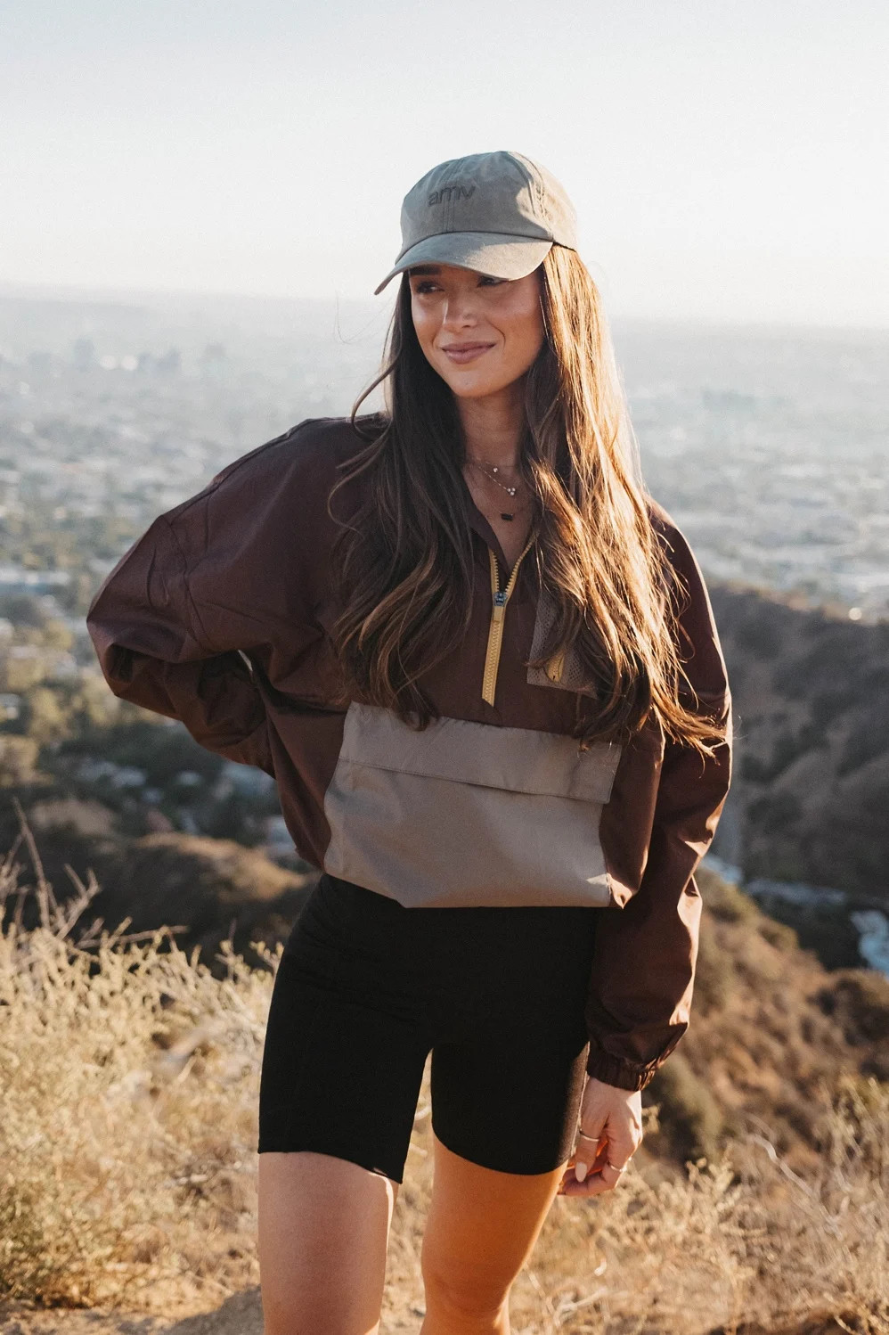 Shawn Cropped Half-Zip Jacket | Fabletics - North America