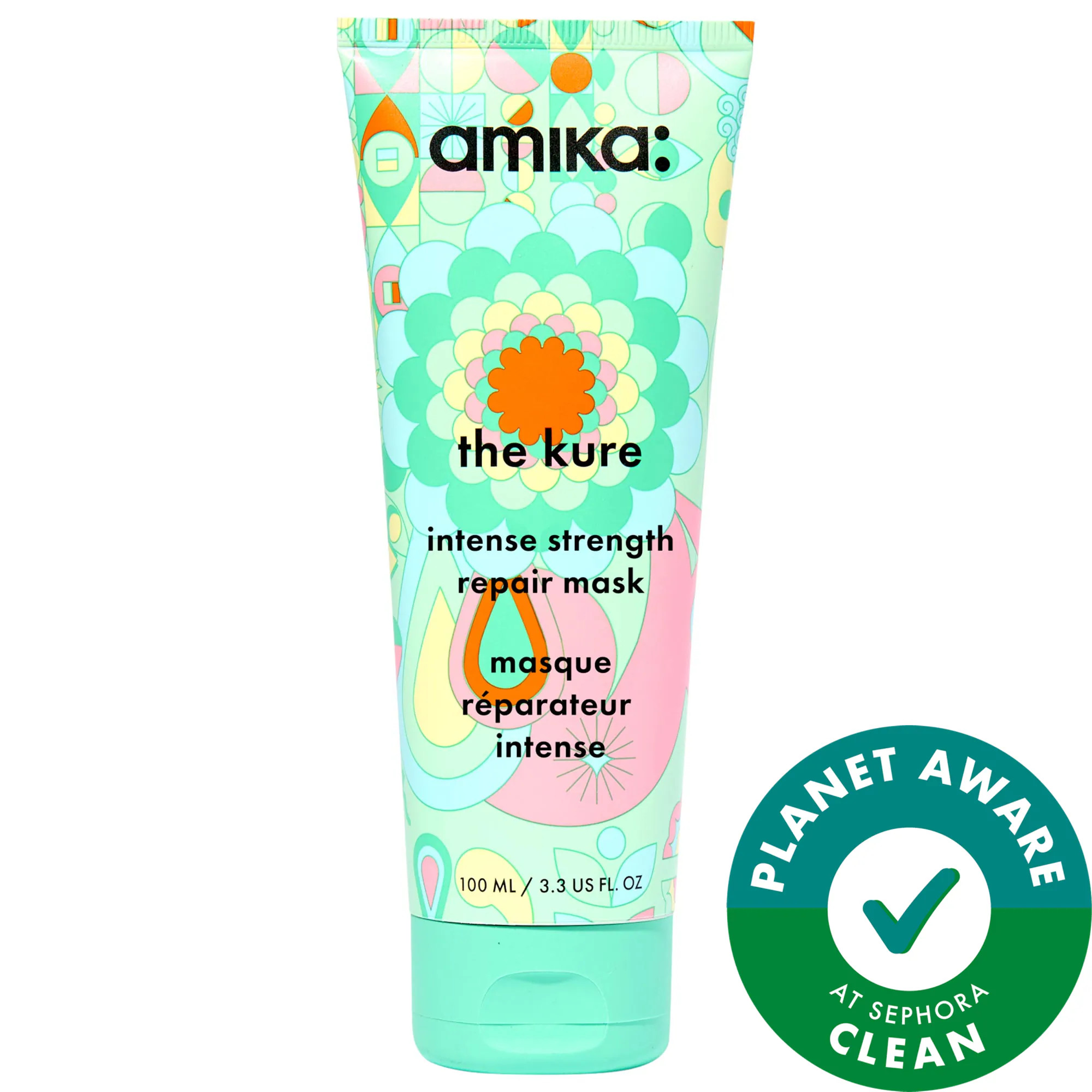 amika Mini The Kure Intense Bond Repair Hair Mask 3.3 oz / 100 ml | Sephora (US)
