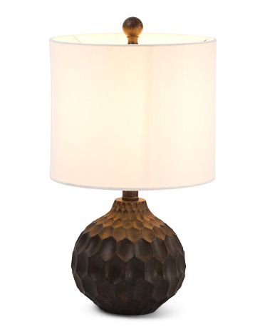 18in Textured Lucca Table Lamp | TJ Maxx