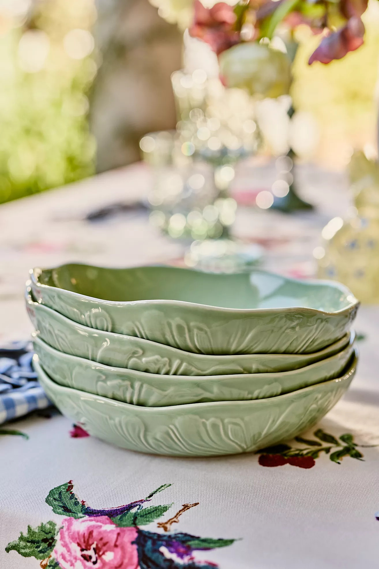 Hera Portuguese Pasta Bowls, Set of 4 | Anthropologie (US)