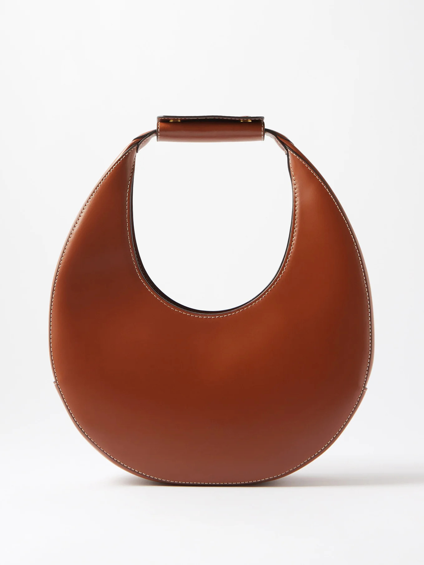 Moon small leather shoulder bag | Staud | Matches (UK)