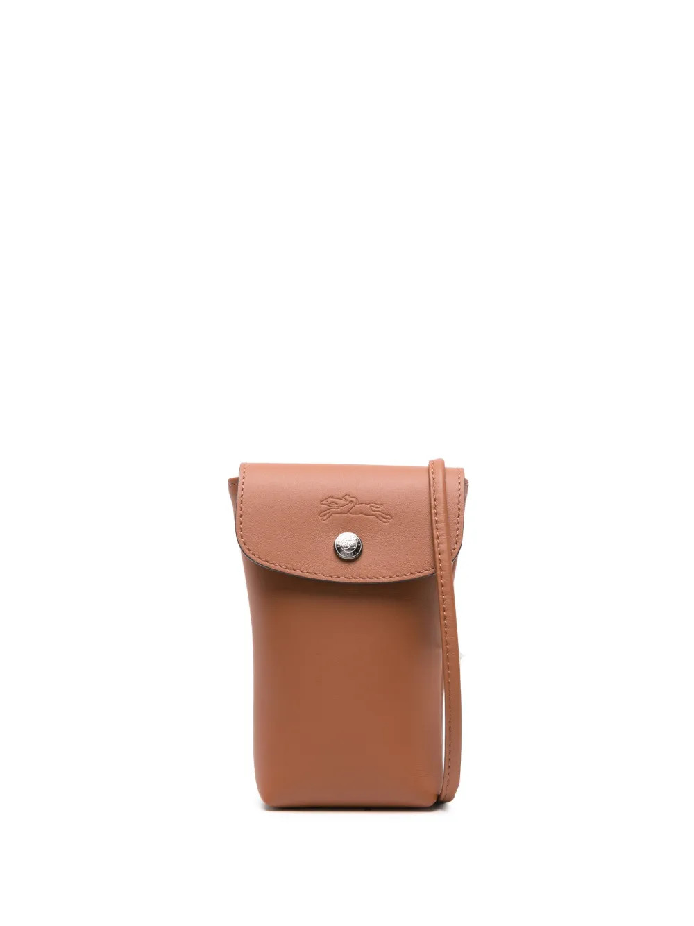 Longchamp Le Pliage Xtra Leather Phone Case | Brown | FARFETCH | Farfetch Global