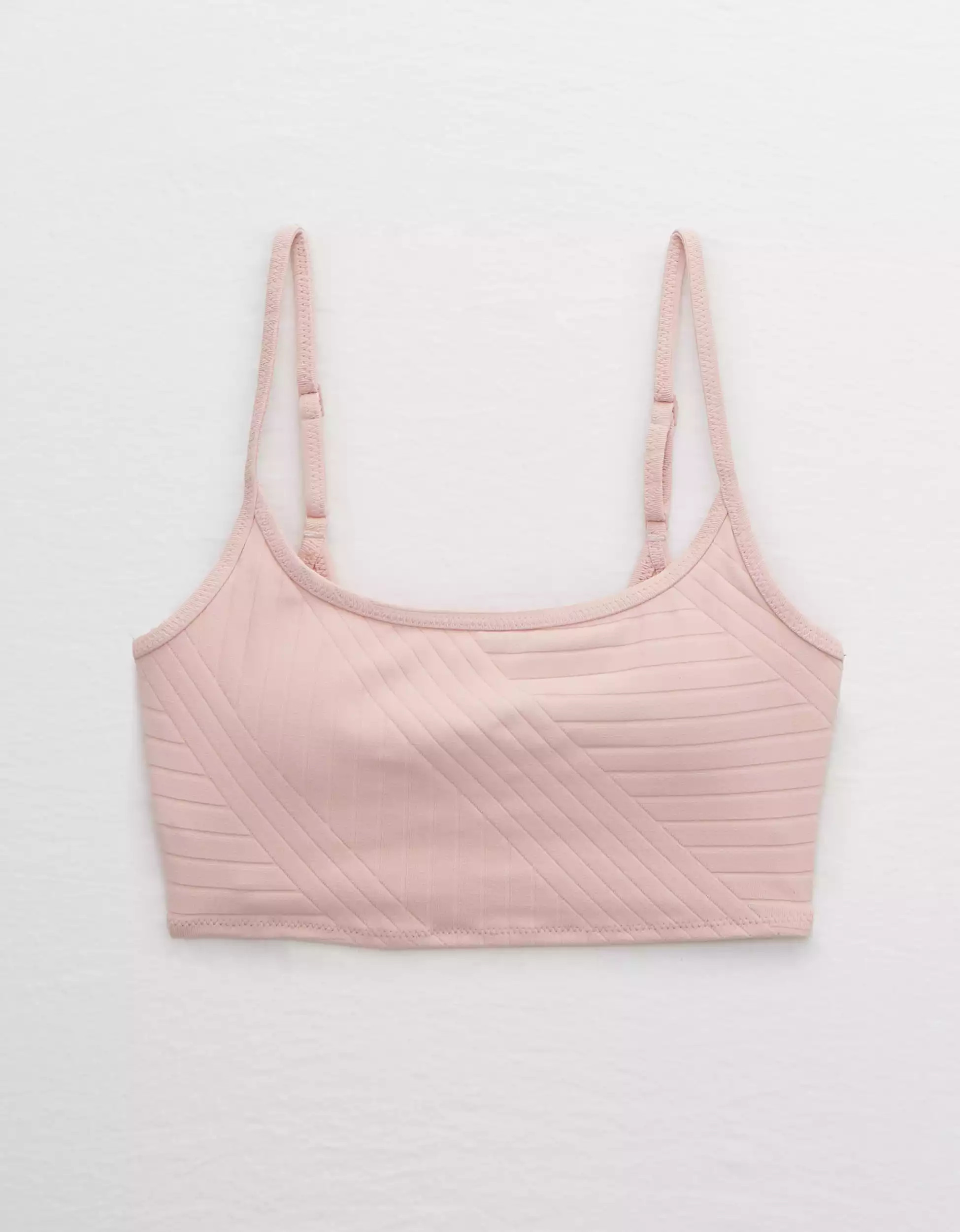 Aerie XO Ribbed Scoop Longline Bikini Top | American Eagle Outfitters (US & CA)