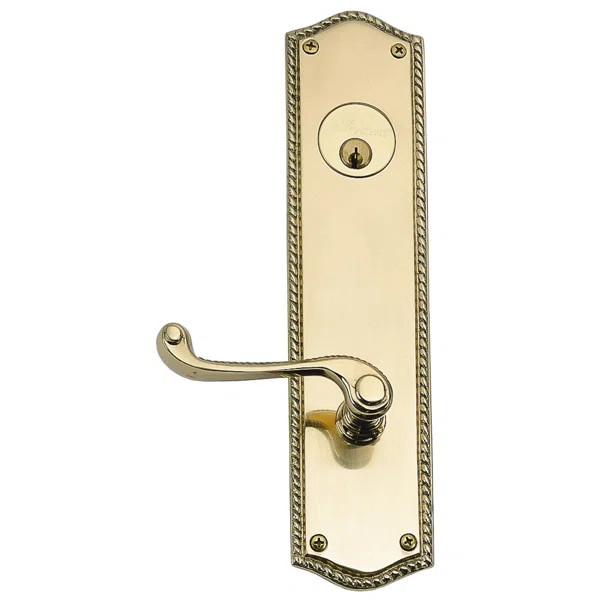 Complete Trafalgar Entry Lever Set with Single Cylinder Deadbolt | Wayfair North America